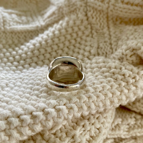 Vintage Robert Lee Morris Sterling Silver Concave Ring - Size 6 - Mid-1970s Era - Picture 8 of 12